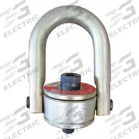 CROSBY Hoist Ring: Swivel, 2"-4 1/2, Max. 30,000 lb, Lifting, 180° Pivot Angle, 360° Rotate Angle (MPN 1016997). Key specifications — Brand: CROSBY; Thread Size: 2"-4-1/2; Finish: Zinc Plated; Operation: Lifting.