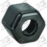 PARKER Compression Fitting Nut: 1/2 in OD Size, Compression, Polypropylene (MPN P8NS). Key specifications — Standards: NSF/ANSI 51; Brand: PARKER.