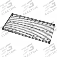 QUANTUM Wire Shelf: 72 in x 30 in, 1 Shelves, Quick-Adjust, 600 lb Load Capacity, Dry/Wet, Black (MPN 3072BK). Key specifications — Recommended Environment: Wet; Material: Steel; Brand: QUANTUM; Color: Black; Finish: Epoxy Coated.