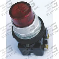 EATON Illuminated Push Button: Illuminated, Extended Profile, Metallic, 30 mm, 2NO/2NC (MPN HT8GBRF1Q1F3). Key specifications — Brand: EATON; Action: Momentary; Series: HT800; Push Button Material Type: Metallic.