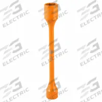 AMERICAN FORGE & FOUNDRY Wheel Torque Sockets: 1/2 in Size Air Impact Tools, Chrome Molybdenum/Steel (MPN 40225). Key specifications — For Use With: 1/2 in Size Air Impact Tools; Socket Type: Torque Limiting Socket; Size: 21 mm; Color: Orange; Material: Steel; Brand: AMERICAN FORGE & FOUNDRY.