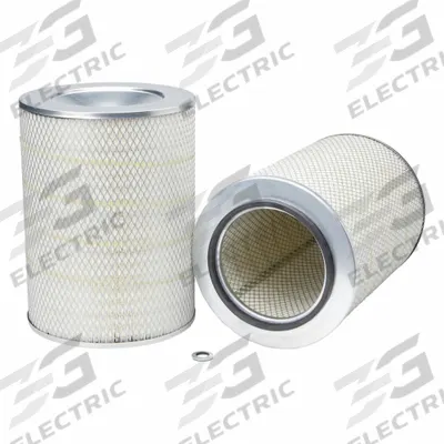 FLEETGUARD Automotive Air Filter: Round-Oval, Engine, Axial Seal, 12 3/32 in Outside Dia - Round/Oval Engine Air Filters