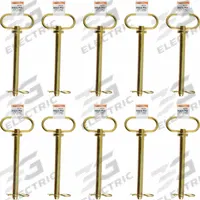BUYERS PRODUCTS Cotter Pin: 5/8 in Pin Dia, 7 5/8 in Overall Lg, 6 1/4 in Usable Lg, Steel, 10 PK (MPN 6610510). Key specifications — Material: Steel; Includes: Cotter Clip; Brand: BUYERS PRODUCTS.