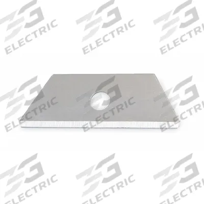 WESTWARD Safety Blade: 2 in Blade Lg, 11/16 in Blade Wd, 0.028 in Blade Thick, Steel - Straight-Edge Standard-Tip Replacement Utility Blades