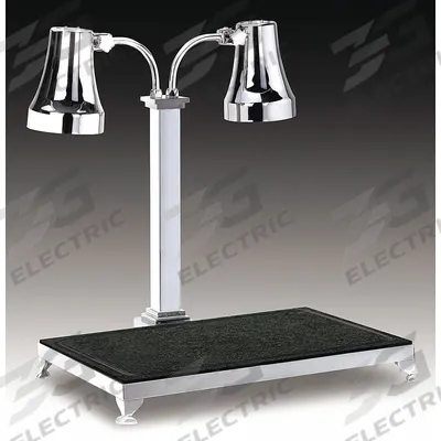SPRING USA Carving Station: 2 Lamps, Stainless Steel Base, 18 in Overall Dp - Furnishings, Appliances and Hospitality