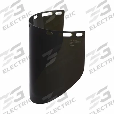 JACKSON SAFETY Face Shield Visor: 15 1/2 in Overall Wd, 9 in Overall Ht, 0.07 in Overall Thick - Heat-Resistant Replacement Visors