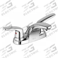 AMERICAN STANDARD Low Arc Bathroom Faucet: Colony Pro, Metal, Chrome Finish, 1.2 gpm Flow Rate, Arc (MPN 7075205.002). Key specifications — Includes: Metal body with metal lever handle/Pop-Up Hole & Rod; Brand: AMERICAN STANDARD; Series: Colony Pro.