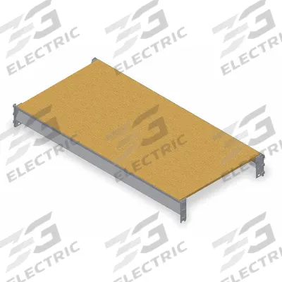 TENNSCO Shelf: 96 in x 36 in, Particleboard - Particleboard Decking Bulk Rack Shelf Kits
