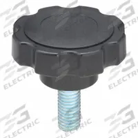 INNOVATIVE COMPONENTS Hand Knob: 8 Point, Plastic w/ Steel Thread, 1/2"-13 Thread, 1.25 in Thread Lg (MPN GN8C1250F6---21). Key specifications — Brand: INNOVATIVE COMPONENTS.