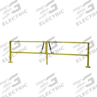 GARLOCK SAFETY SYSTEMS Safety Gate: Manual Operation, Personnel Impact Rating, Steel, Powder Coated - Dock Gates for Personnel Protection