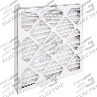 GRAINGER Pleated Air Filter: 16 in x 16 in x 2 in, MERV 8 - MERV 8 Pleated Air Filters