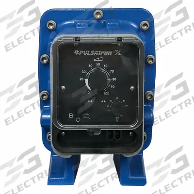 PULSATRON Chemical Metering Pump: Solenoid, 115V AC, 1/5 hp HP, PVDF Head - Compact Solenoid-Driven Diaphragm Metering Pumps
