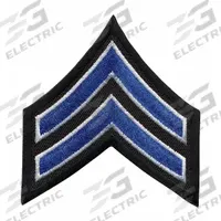 HEROS PRIDE Embroidered Patch: CPL, 3 in, Black, Polyester/Rayon, Rank Insignia, 1 PR (MPN 5421C). Key specifications — attr188498: 3 in; attr188499: Black; attr188500: Rayon; attr188503: CPL; attr193746: HEROS PRIDE.