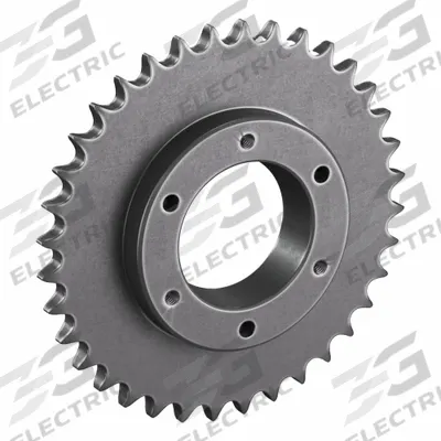 TRITAN Bushed Roller Chain Sprocket: For 40 Chain, 36 Teeth, 5.737 in Pitch Dia - Size 40 Bushed-Bore Roller Chain Sprockets