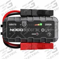 NOCO Jump Starter: Boosting, For 12 V Battery Volt, USB, For Lead Acid, GBX75. Key specifications — Charger Function: Boosting; Charge Type: USB; For Use With Battery Type: Lead Acid; Brand: NOCO.
