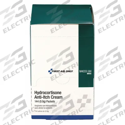 APPROVED VENDOR Topical Anti-Itch: Hydrocortisone Acetate, Cream, Packets - Anti-Itch Creams & Gels