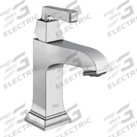 AMERICAN STANDARD Mid Arc Bathroom Faucet: Town Square S, Brass, Polished Chrome Finish, Single-Post (MPN 7455107.002). Key specifications — Includes: Drain; Brand: AMERICAN STANDARD; Series: Town Square S.