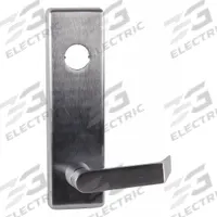 FALCON EXITS Mechanical Exit Device Trim: Stainless Steel (MPN 510L-D US32D). Key specifications — Color: Silver; Product Type: Mechanical Exit Device Trim; Brand: FALCON EXITS; Outside Trim Type: Lever; Exit Device Style: Dane; ADA Compliant: Yes.