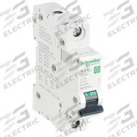 SCHNEIDER IEC Supplementary Protector: 1 A Amps, 60V DC, 14kA at 120/240V AC, Screw Clamp, C60SP, C (MPN M9F22101). Key specifications — Brand: SCHNEIDER; Terminal Connection: Screw Clamp; DC Voltage Rating: 60V DC; Max. AIR Rating: 14kA at 120/240V AC; Series: C60SP; AC Voltage Rating: 240/415V AC; Curve Type: C.