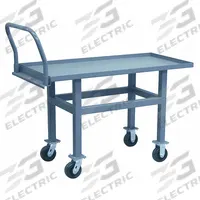 JAMCO Platform Truck: 2,000 lb, 48 in L x 24 in W x 25 in H Deck, Solid, 12 ga Deck, Phenolic, Std (MPN FN248P700GP). Key specifications — Side Panel Type: No Side Panels; Brand: JAMCO; Color: Gray; Caster/Wheel Configuration: (2) Rigid.