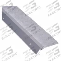 NATIONAL GUARD Door Weatherstripping: Brush Insert, 4 ft Lg, 2 7/8 in Wd, 2 in Ht (MPN G622A-48"). Key specifications — Insert Material: Nylon; Flange Material: Aluminum; Brand: NATIONAL GUARD.