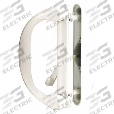 PRIME-LINE Sliding Door Lock: 1 1/2 in Lg, 1 1/2 in Wd - Recessed Handles for Sliding Doors