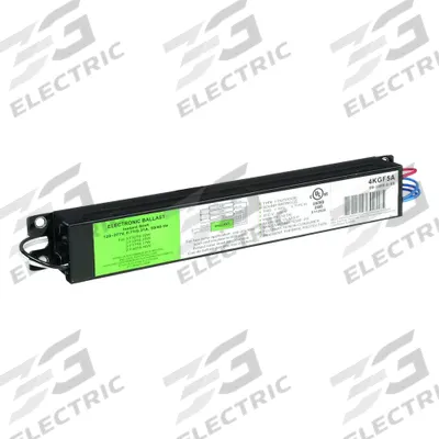 APPROVED VENDOR Fluorescent Ballast: 120 to 277V AC, 2/3 Lamps Supported - Instant Start Electronic Fluorescent Ballasts