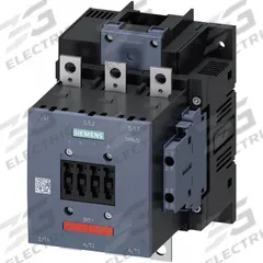 SIEMENS IEC Magnetic Contactor: 3 Poles, 110-127V AC/DC, 185 A, SIRIUS 3RT Safety Contactors (MPN 3RT10566AF363PA0). Key specifications — Brand: SIEMENS; Integrated Surge Suppression: No.
