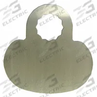 FEIN Oscillating Scraper Blade: Sealant Hook, 1 1/2 in Blade Wd, 1 1/2 in Blade Lg, 5 Pieces, 5 PK (MPN 63903128012). Key specifications — attr1097510: Sealant Hook; attr1097500: Semi-Circular; attr1097522: FEIN.