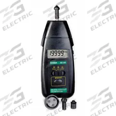 EXTECH Tachometer: +/-0.05% RPM Accuracy, 0.1 RPM, 20,000 RPM Max Contact RPM, Included, NIST, LCD (MPN 461891-NIST). Key specifications — Includes: Cone Tip; Brand: EXTECH; Digital Display Screen Type: LCD; RPM Accuracy: +/-0.05%; RPM Resolution: 0.1 RPM; Calibration Certificate: Included.
