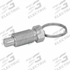JW WINCO Indexing Plungers with Pull Ring: Steel Body w/ SS Plunger, M16x1.5 Thread (MPN 717-10-M16X1.5-A-ST). Key specifications — attr1009433: JW WINCO.
