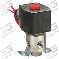 REDHAT Solenoid Valve: 3-Way, Configurable, 1/4 in Pipe Size, 24V DC, Explosion Proof/Watertight (MPN EF8320G20024/DCDD). Key specifications — Pipe Size: 1/4 in; Voltage: 24V DC; Brand: REDHAT; Coil Enclosure: Watertight.