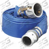 Water Discharge Hose: 4 in Hose Inside Dia., 50 ft Hose Lg, 70 psi, Blue, 4 in x 4 in Fitting Size (MPN 45DU01). Key specifications — Brand: APPROVED VENDOR; Temp. Range: 5° to 150°F; Hose Color: Blue.