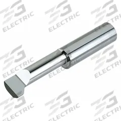 MICRO 100 Threading Tool: 1/2 in Shank Dia., Bright (Uncoated), 1/4 in Center to Cutting Tip (MPN LTR-500-24)