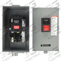 SQUARE D Manual Motor Starter: Non-Reversing, 2 Poles, 27 A, NEMA Size M-1, Thermal Protection, SQR1 (MPN 2510MCA1). Key specifications — Maximum Voltage Rating: 600V AC; Brand: SQUARE D; Thermal Units Required: 1 (Not Included).