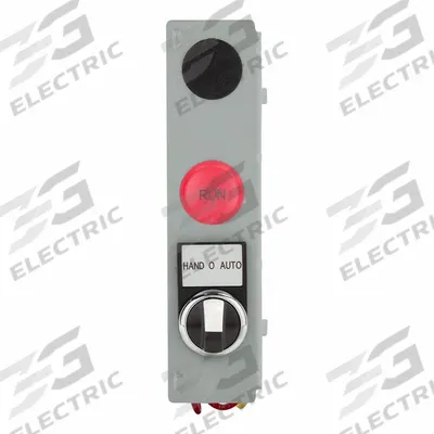 EATON Selector Switch Kit: NEMA Motor Size 0/00/1/1-3/4/2, Hand/Off/Auto, Push Button - NEMA Motor Starter Push Buttons
