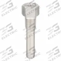 DWYER Threaded Thermowell: Stainless Steel, For 4 in Stem Lg, 4 in Insertion Lg, For 1/2 in Stem Dia (MPN TE-TNS-N044N-14). Key specifications — Maximum Operating Temperature: 1,200°F/648°C; Brand: DWYER; Maximum Operating Pressure: 3,700 psi.