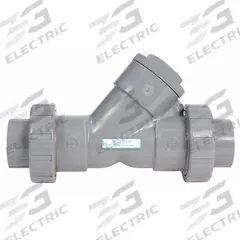 HAYWARD True Union Y Check Valve: Piston, Y-Style Valve Body, 4 in Pipe Size, FNPT x FNPT, PVC, NPT (MPN YC10400TEU). Key specifications — Brand: HAYWARD.