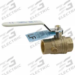APOLLO Manual Two-Way Ball Valve: 1 in Pipe Size, FNPT x FNPT, Brass, 600 psi Max. Op Pressure (MPN 95ALF10501). Key specifications — Handle Material: Zinc-Plated Steel; Brand: APOLLO.
