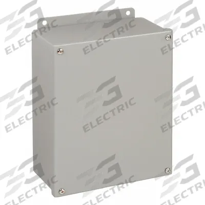 WIEGMANN Enclosure: Steel, 12 in x 10 in x 5 in, NEMA 12/13, Solid Cover - Steel Dust-Tight Enclosures