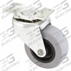 APPROVED VENDOR Plate Caster: Swivel, No Brake, Rubber, 2 in Wheel Dia., 13/16 in Wheel Wd, Hole (MPN P5S-RP020G-P-001). Key specifications — Brand: APPROVED VENDOR; Wheel/Tread Color: Gray; Roll Up: Swivel.