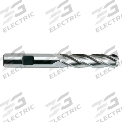 YG-1 Ball End Mill: Cobalt, 4 Flute, 7/8" Mill Dia, 3-1/2" LOC, 5-3/4" OAL (MPN 44394) - General Purpose Cobalt Ball End Mills