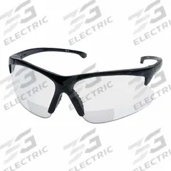 KLEENGUARD Reader Safety Glasses: Clear Lens Color, Wraparound Frame, Hard Coat, Bottom, +3.0 (MPN 19892). Key specifications — Brand: KLEENGUARD; Series: V60 30-06 RX; Diopter Strength: +3.0; Lens Color: Clear.