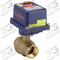DYNAQUIP CONTROLS Electrically Actuated Two-Way Ball Valve: 1 1/4 in, Brass, 12 to 24V AC/DC (MPN EHH26ATE25H). Key specifications — Included Mounting: ISO 5211 Actuator Mounting Pad; Brand: DYNAQUIP CONTROLS; Stem Material: Nickel-Plated Brass; Actuator Features: Thermal Overload Protection.