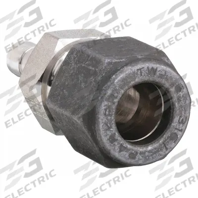 PARKER Compression Fitting Adapter: 1/4 in OD x 3/8 in OD Fitting Size - Single-Ferrule Stainless Steel Fittings