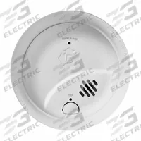 BRK Smoke Alarm: Smoke, 10 Year Sealed Battery, Battery Backup, Smoke Detector, Ionization (MPN SMI110). Key specifications — Sensor Type: Ionization; Volume Level: 85 dB @ 10 ft; Battery Size: 3V; Alert Type: Sound; Battery Location: Side; Includes: Mounting Bracket; Brand: BRK; Detects: Smoke.
