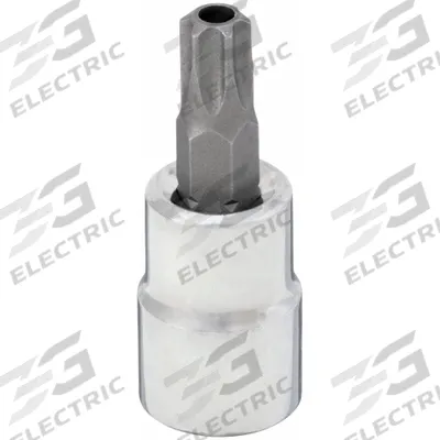 WESTWARD Socket Bit: 3/8 in Drive Size, Security Torx Tip, T40 Tip Size, 1 3/4 in Overall Lg - Security Torx Bit Sockets