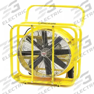 TEMPEST Hazardous-Location Fan: 24 in Blade Dia, 115/208 to 230V AC, Mobile, 1 hp - Hazardous-Location Industrial Floor Fans