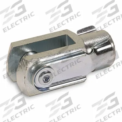 Parker Rod Clevis: Clevis Mount Type, Fits 25 mm Bore Dia, 49 mm Overall Lg, 20 mm Overall Wd - Clevis Mounting Hardware