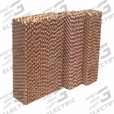 HESSAIRE Evaporative Cooler Media: Cellulose, 22 in x 26 in x 6 in, 22 in Ht, 26 in Wd - Agriculture & Horticulture Evaporative Cooling Media